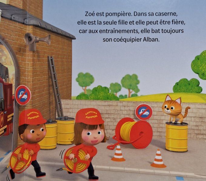 Le camion de pompiers de Zoé, p'tits véhicules