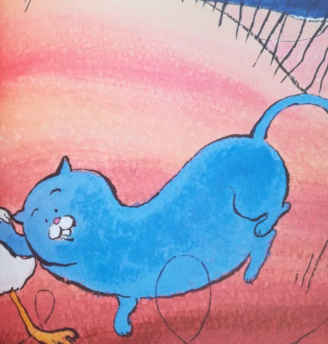 Le chat bleu, l'alouette et le canard timide