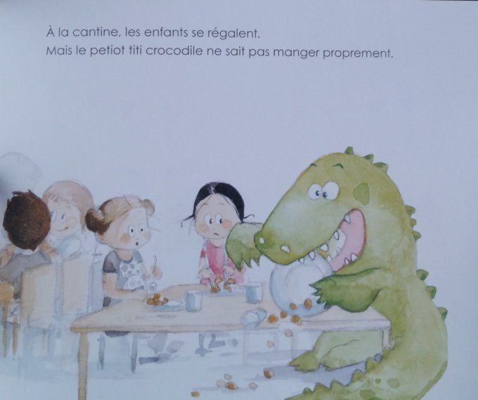 Le crocodile de l'école