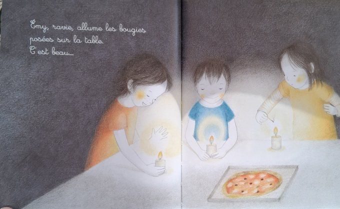 Le dîner aux bougies, mes petites histoires Montessori