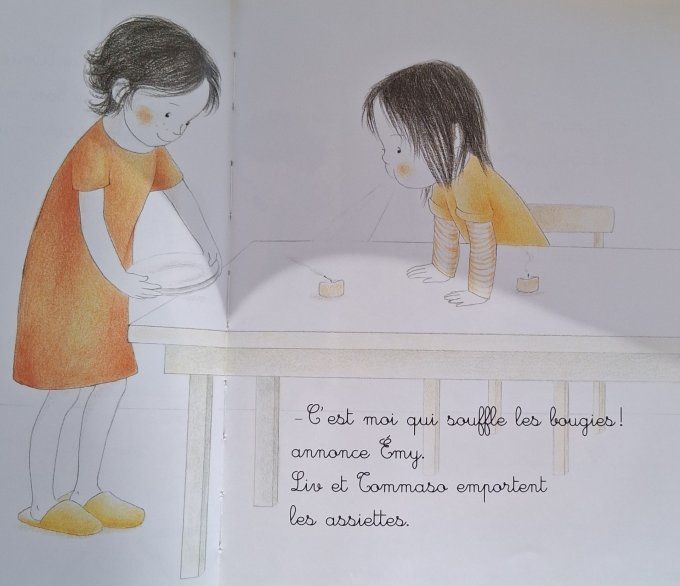 Le dîner aux bougies, mes petites histoires Montessori