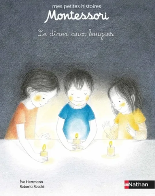 Le dîner aux bougies, mes petites histoires Montessori