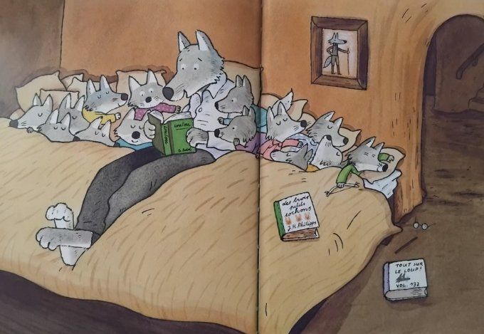 Le grand méchant loup et ses 14 loupiots