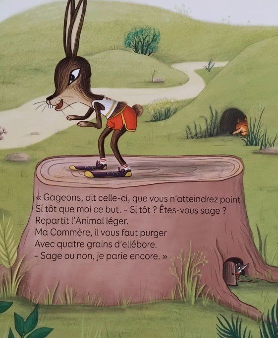 Le lièvre et la tortue 