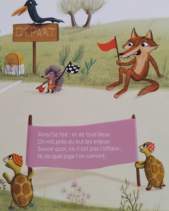 Le lièvre et la tortue 