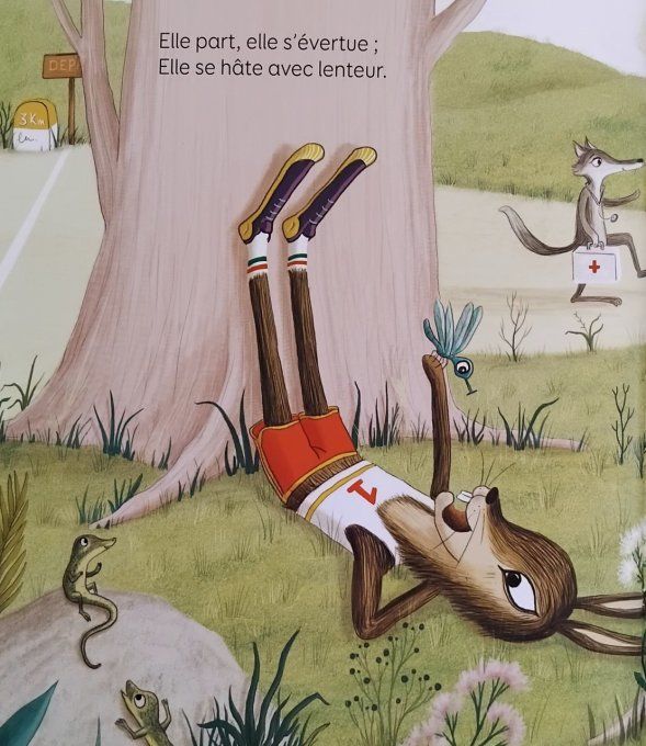 Le lièvre et la tortue 
