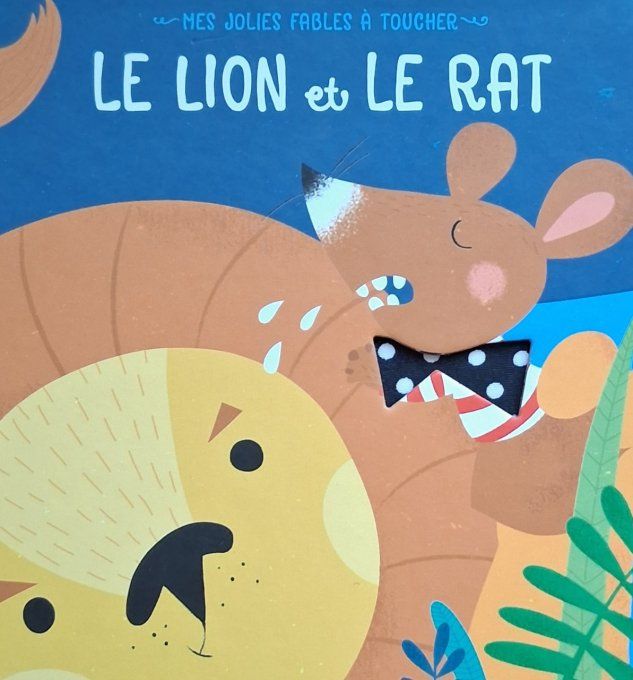 Le lion et le rat, mes jolies fables à toucher