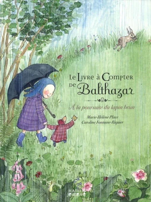 Le livre à compter de Balthazar A la poursuite du lapin brun