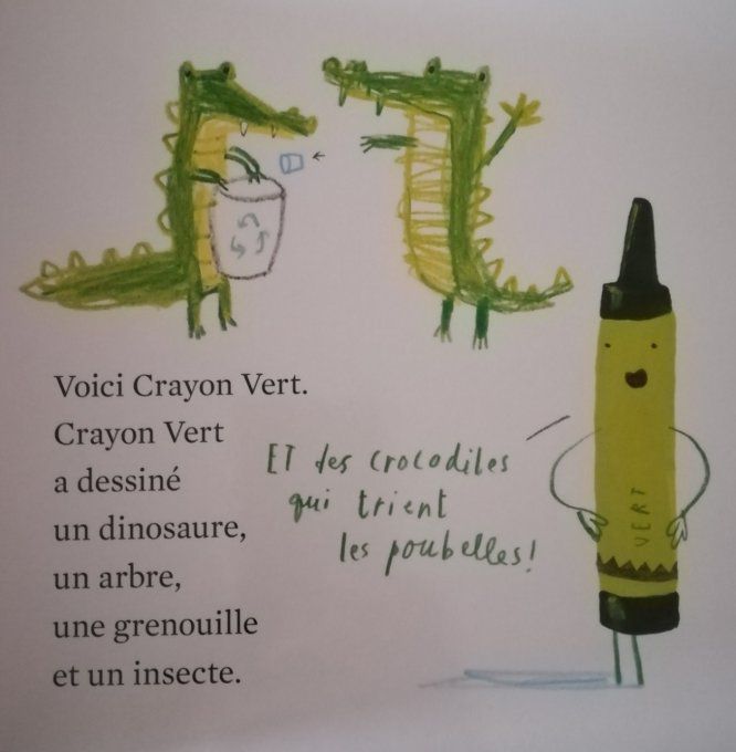 Le livre des couleurs des crayons