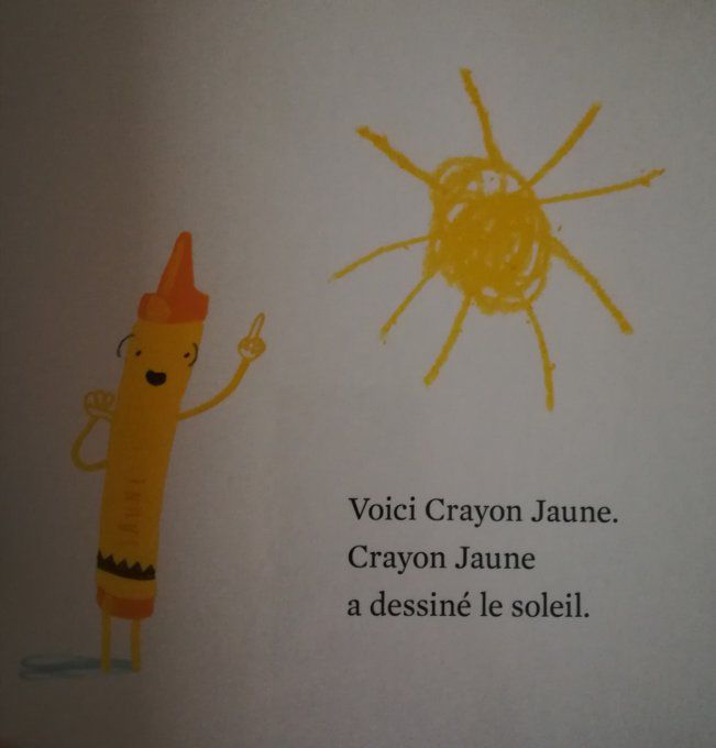 Le livre des couleurs des crayons