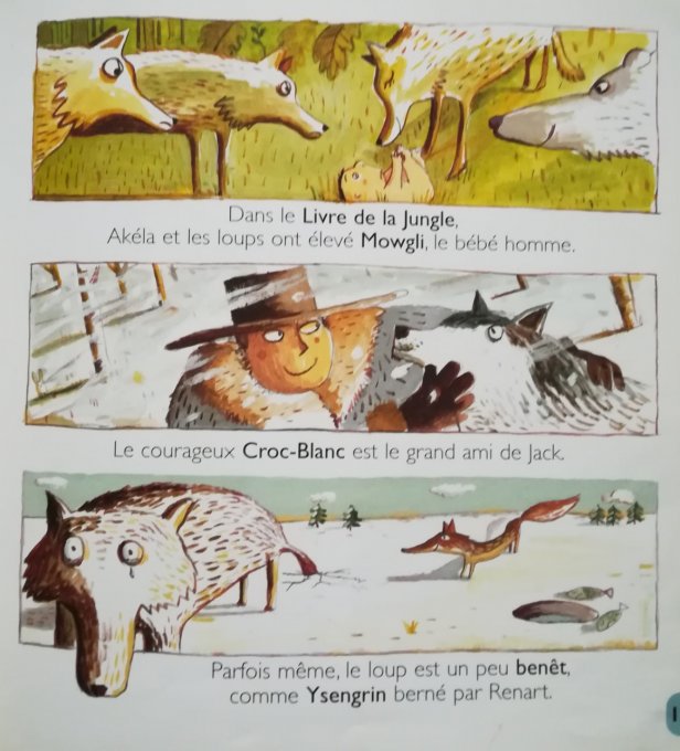 Mes petites encyclopédies Larousse, le loup