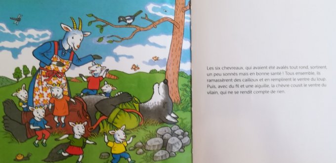 Le loup et les sept chevreaux, mes p'tits contes