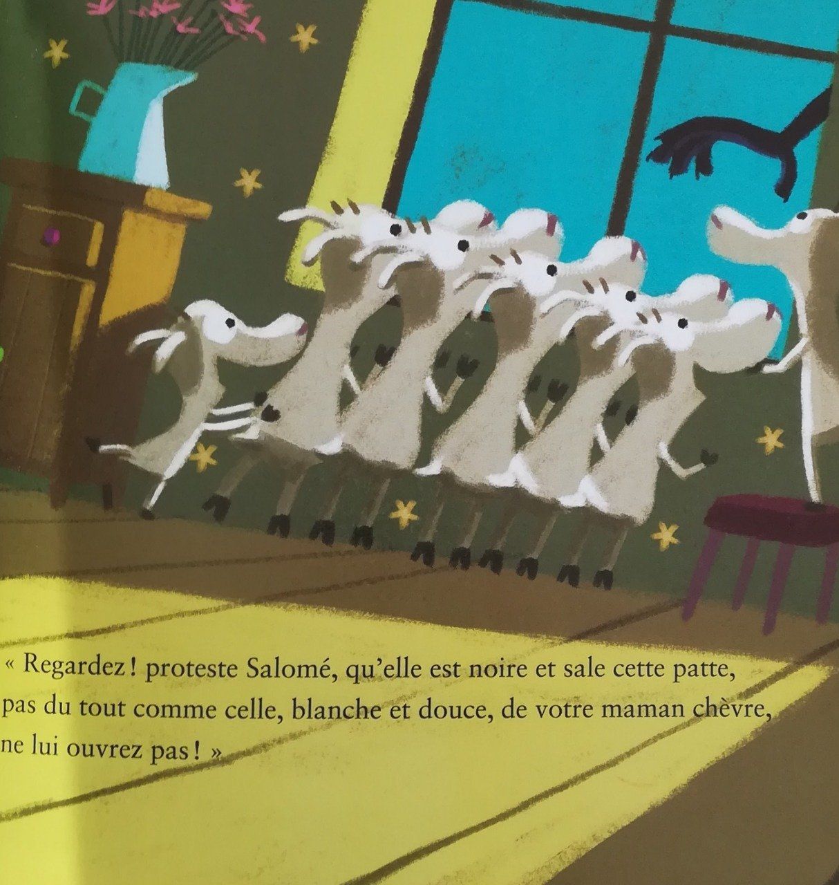 Livre enfant le loup ne mangera pas les 7 chevreaux - Hachette jeunesse