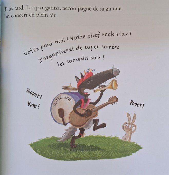 Le loup qui devenait chef de la forêt