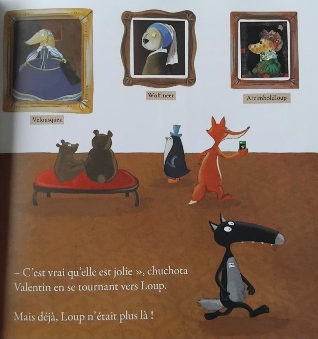 Le loup qui enquêtait au musée