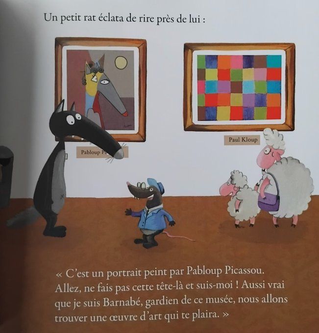 Le loup qui enquêtait au musée