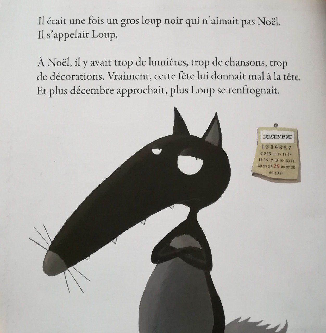 Carnet de lecture-Le loup qui n\'aimait pas Noël