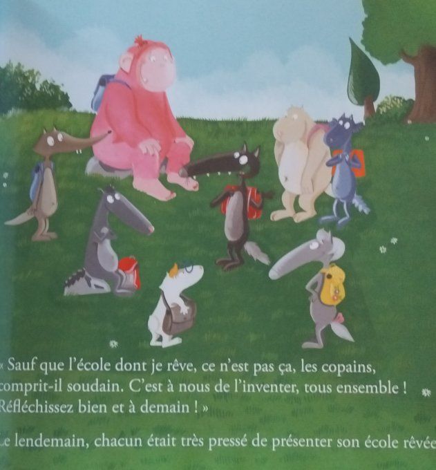 Le loup qui voulait aller à l'école