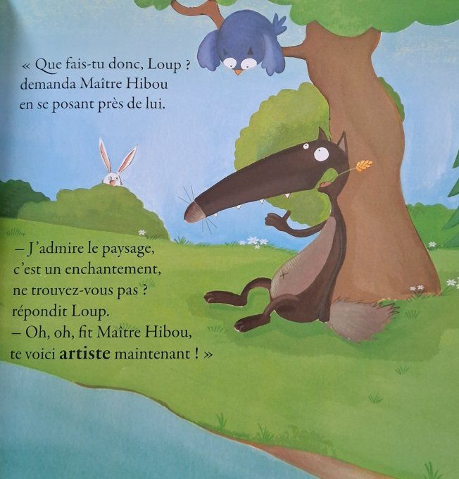 Le loup qui voulait être une artiste