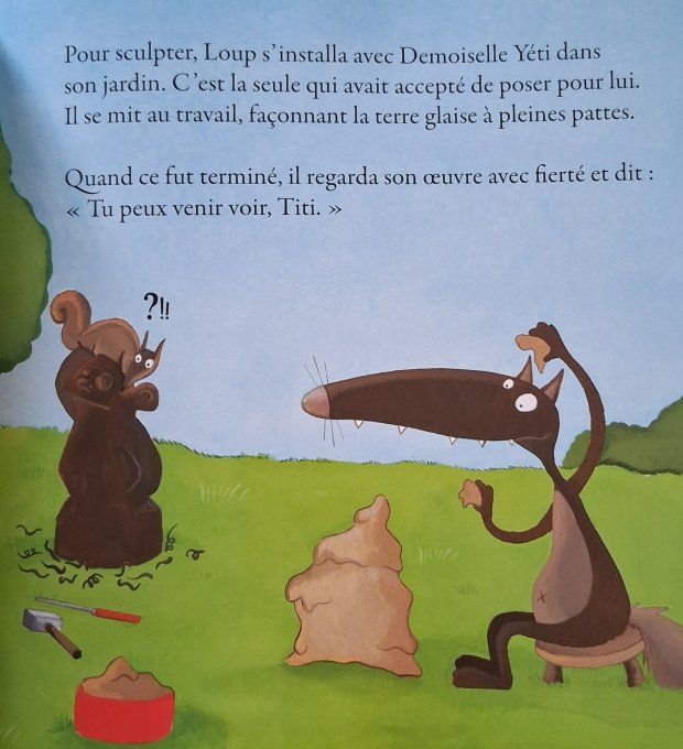 Le loup qui voulait être une artiste
