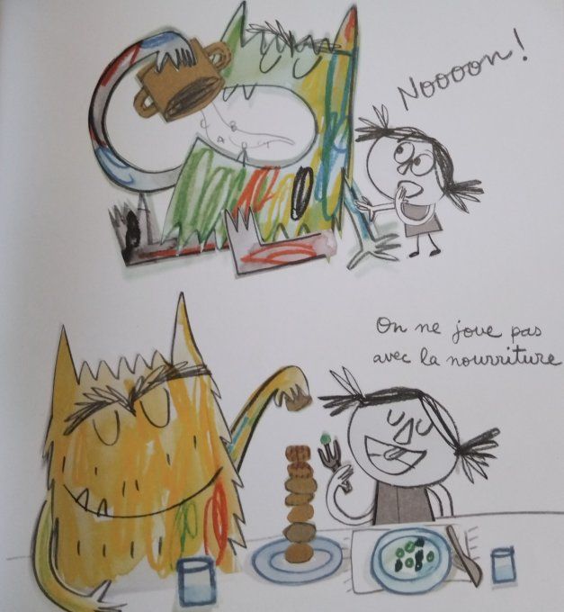 Le monstre des couleurs va à l'école