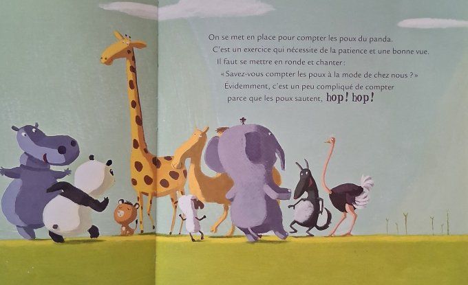 Le panda qui avait des poux, mamie poule raconte