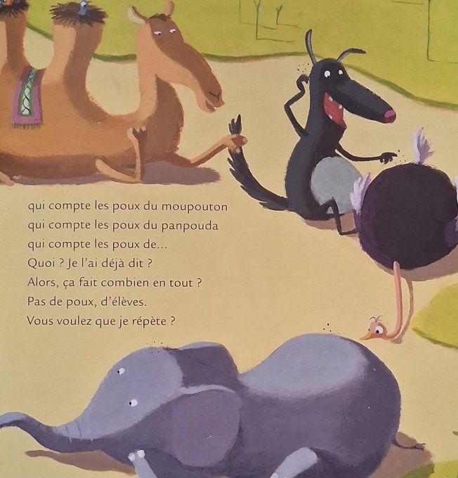 Le panda qui avait des poux, mamie poule raconte