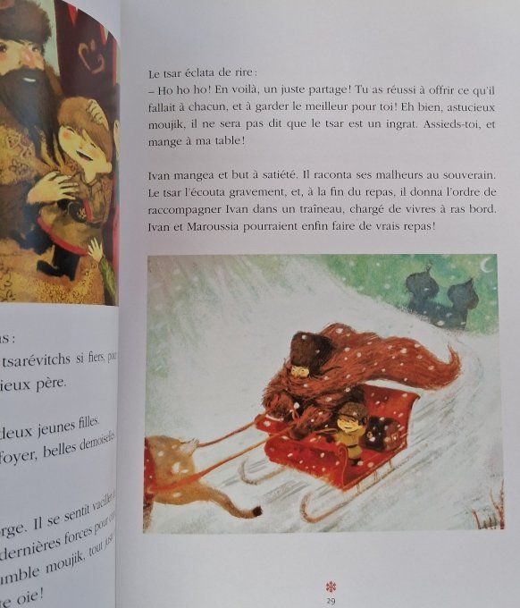 Le père Castor racontes ses histoires de Noël