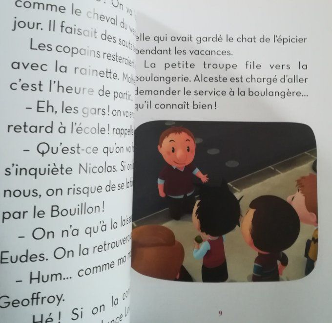 Le petit Nicolas une grenouille à l'école