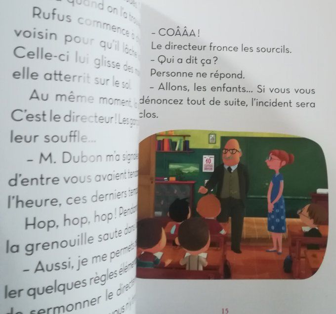 Le petit Nicolas une grenouille à l'école