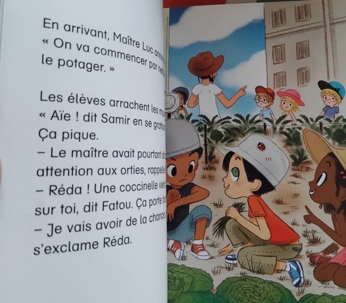 Je suis en CE1 le potager de l'école