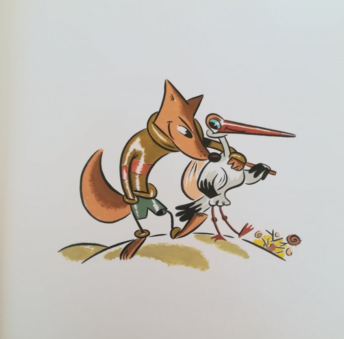 Le renard et la cigogne