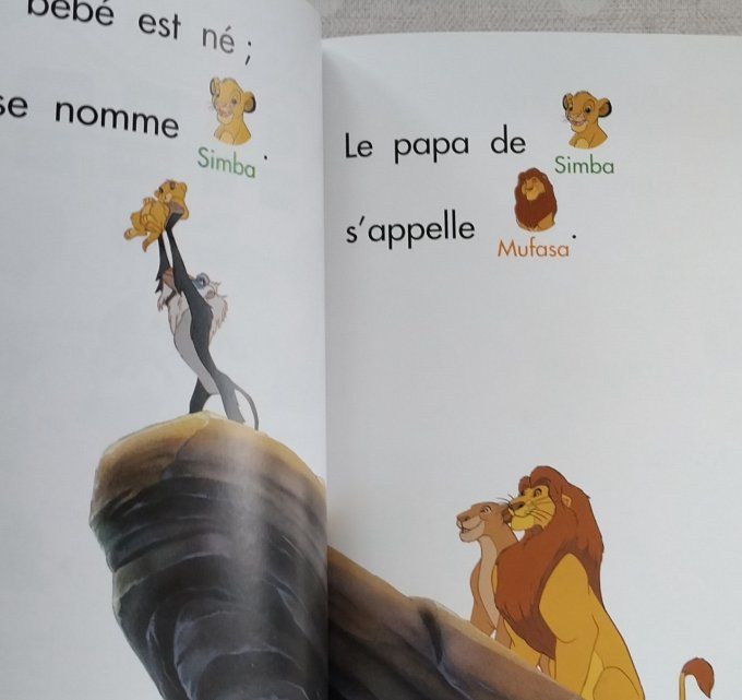 Le roi Lion j'apprends à lire CP