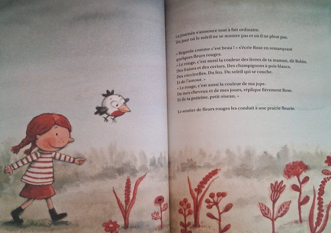Rose et Robin, le rouge est la plus belle des couleurs