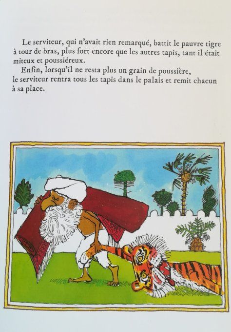 Le tapis en peau de tigre