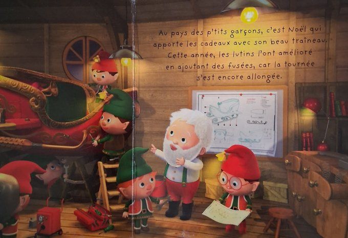 P'tit garçon Le traîneau de Noël 