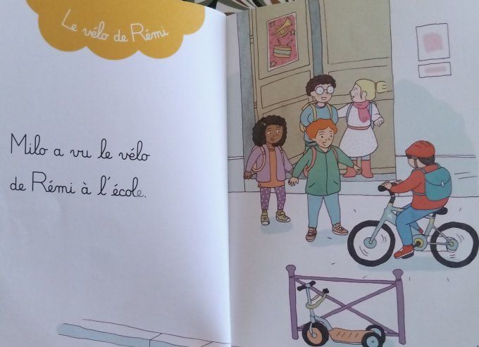 Le vélo de Rémi, mes premières lectures Montessori