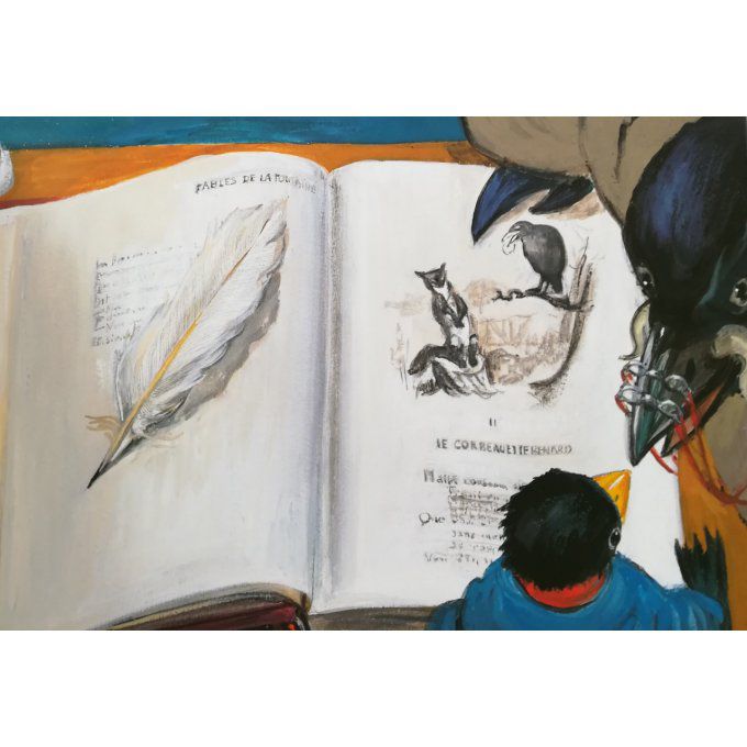 Léo corbeau et Gaspard Renard
