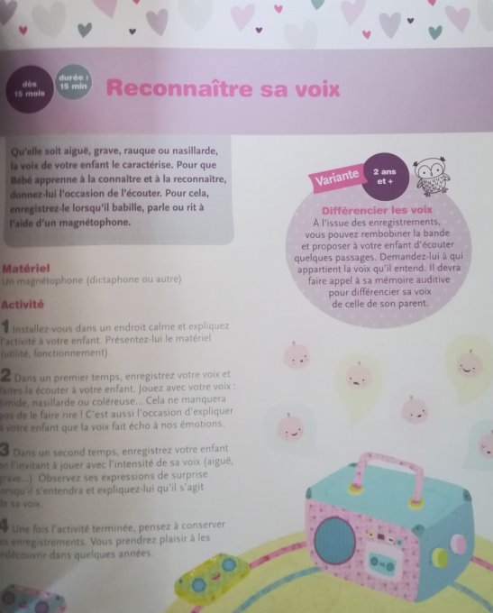 Les activités d'éveil des tout-petits