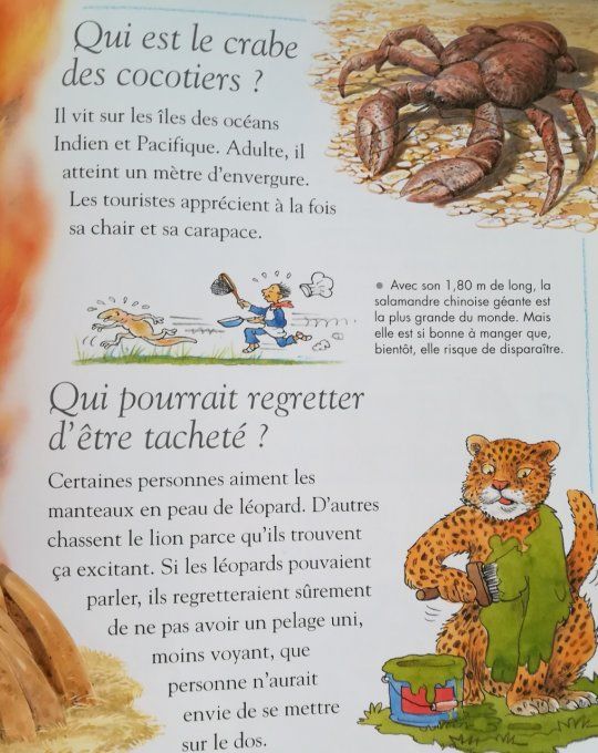 Questions/réponses, les animaux menacés