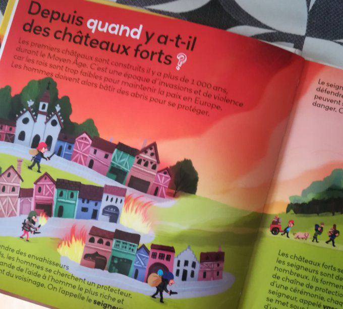 Mes p'tites questions, les châteaux-forts