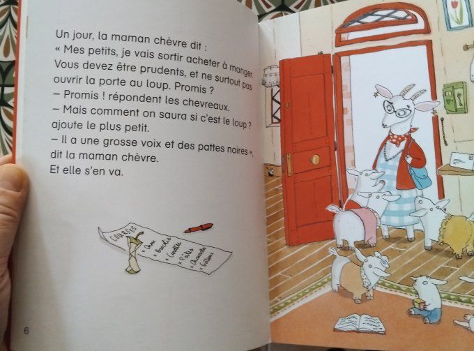 Les contes du CP le loup et les sept chevreaux