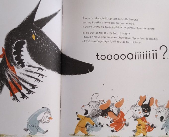 Les contes du loup, le loup à grande bouche