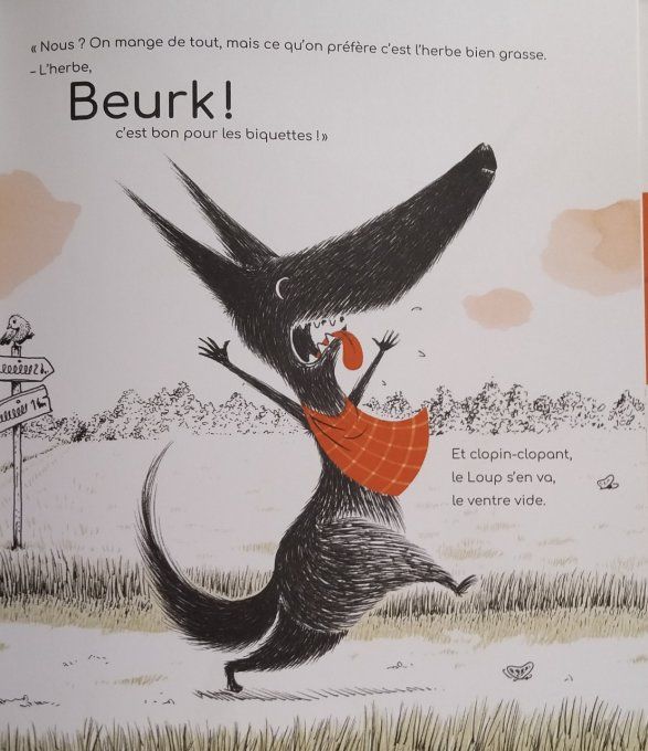 Les contes du loup, le loup à grande bouche