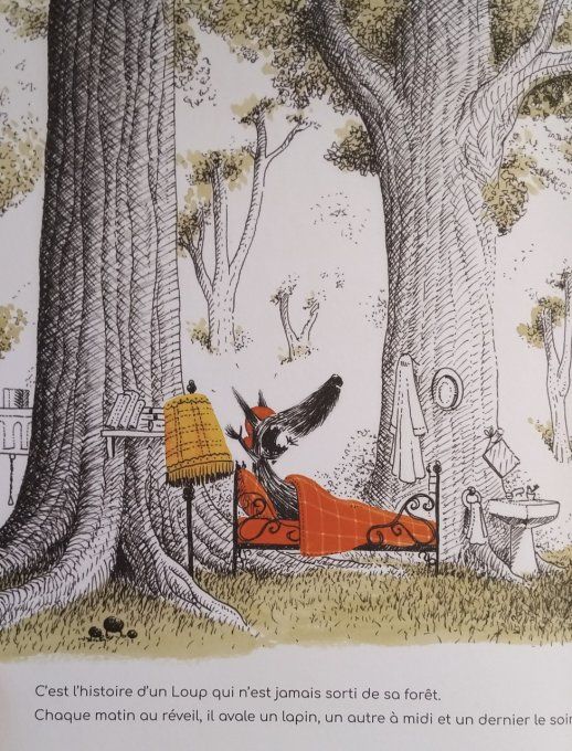 Les contes du loup, le loup à grande bouche