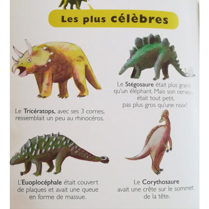 Les dinosaures, mes petites encyclopédies Larousse