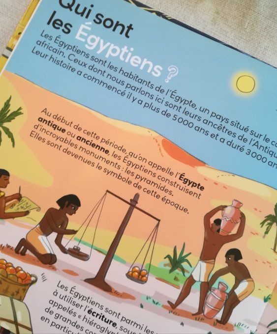Mes p'tites questions, les Egyptiens