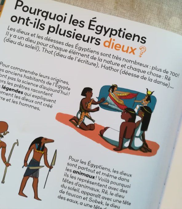 Mes p'tites questions, les Egyptiens