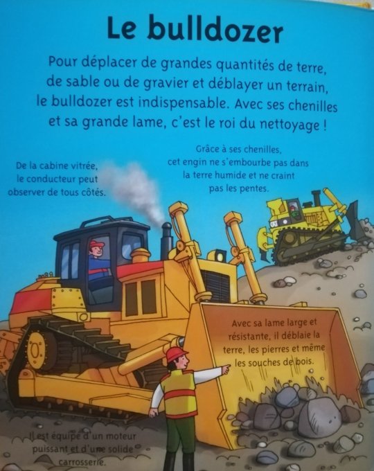 la petite imagerie, les engins de chantier