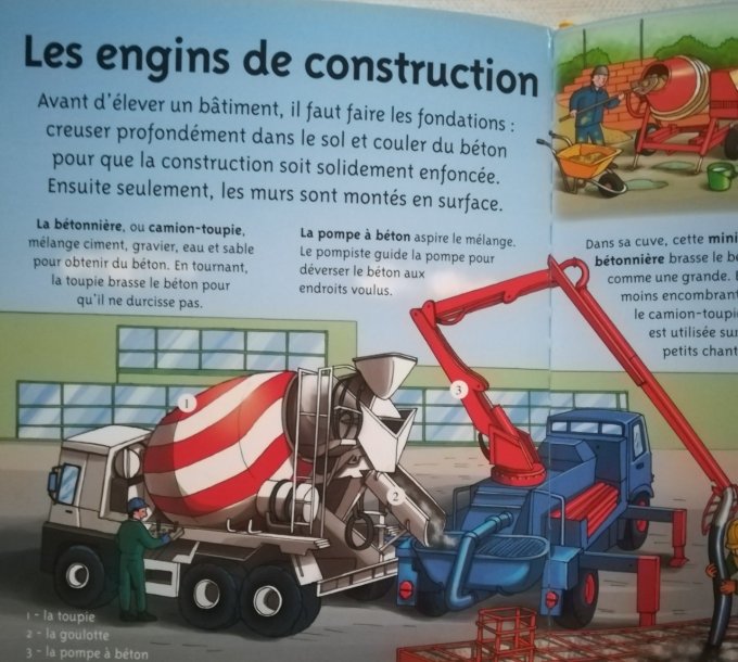 la petite imagerie, les engins de chantier